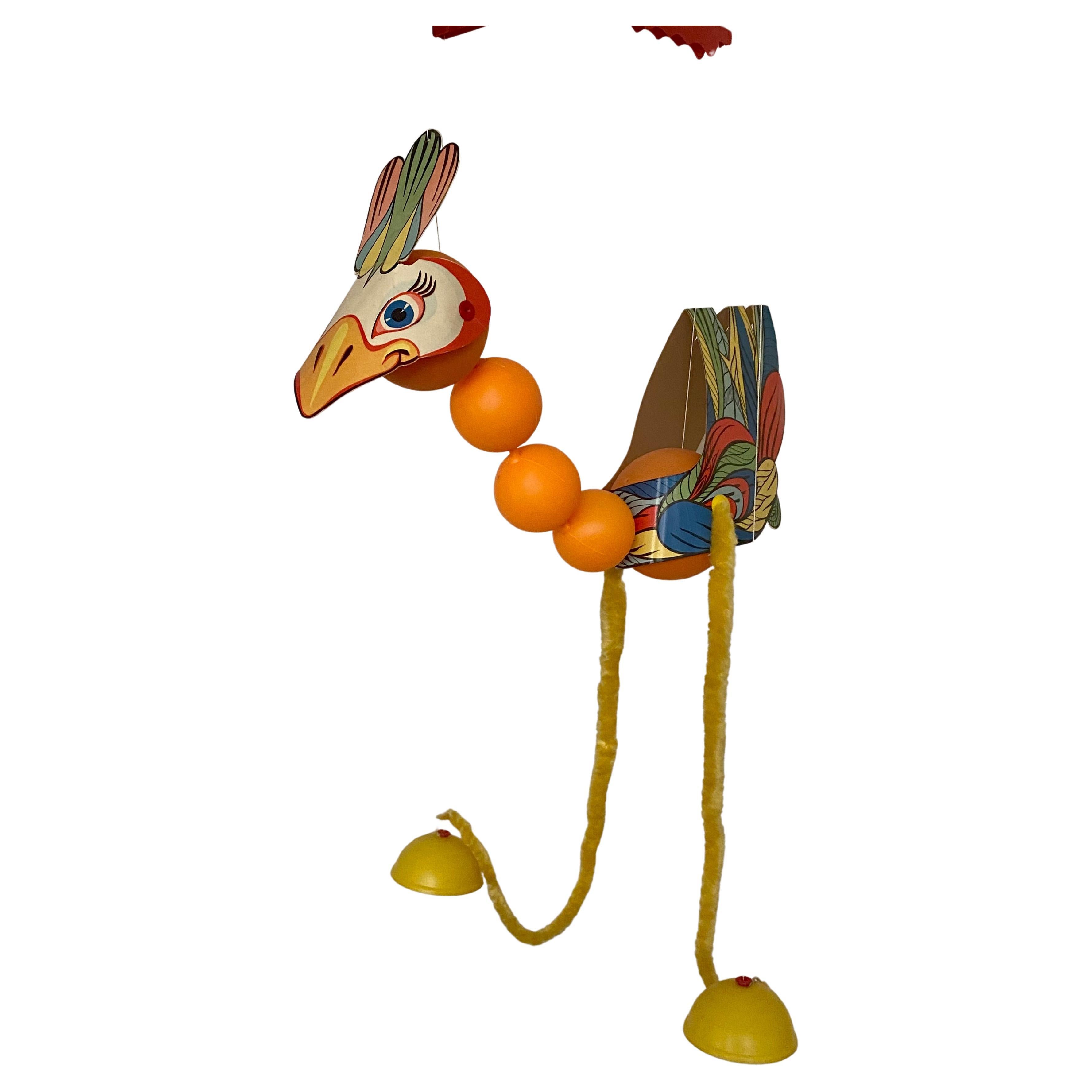 Loosi Goosi Marionette-Vogel von Palumbo Giocattoli, 1970er Jahre im Angebot