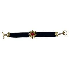 L'Or Du Soir Black Velvet Necklace shoker
