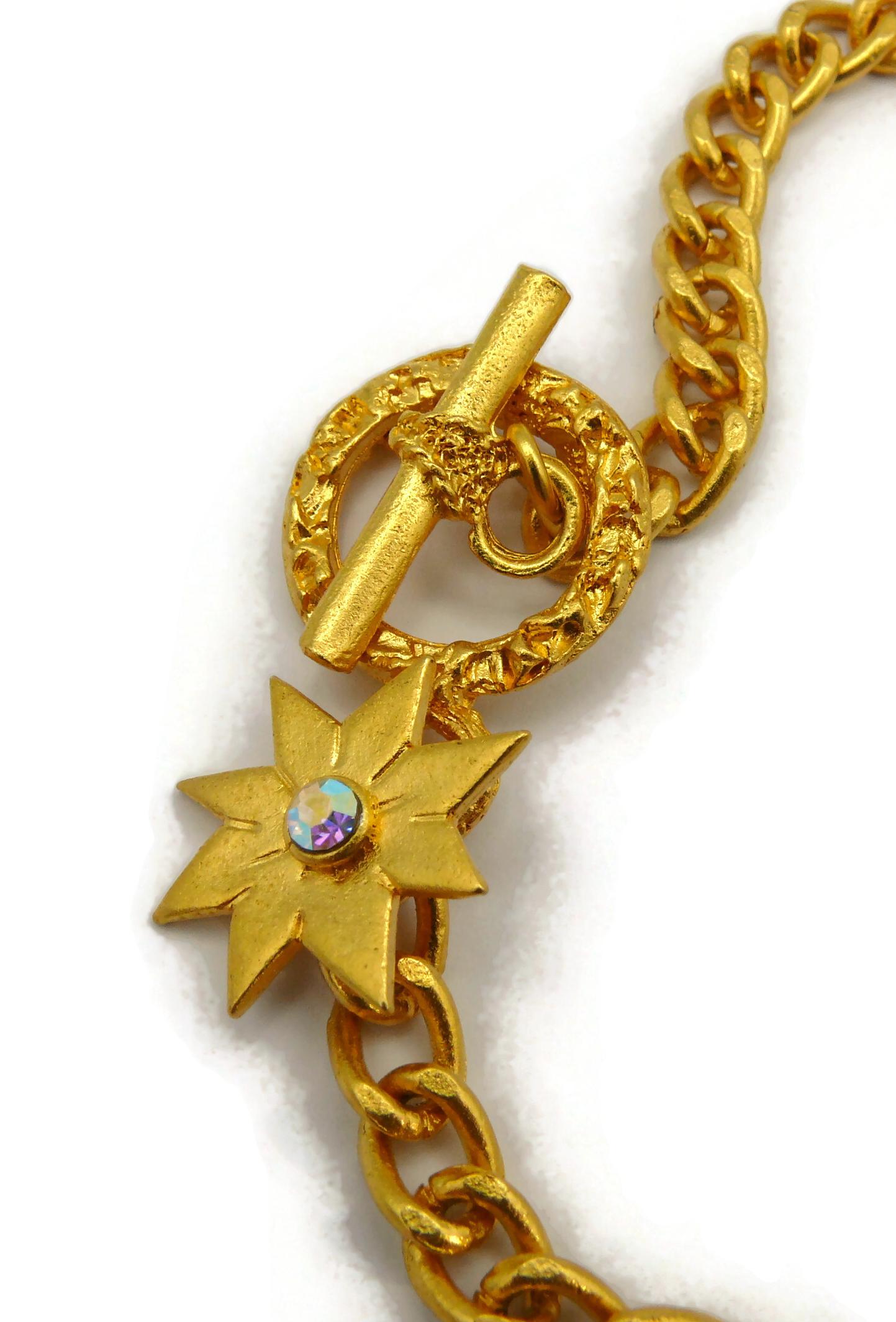 L'OR DU SOIR, collier étoile vintage en or et bijoux Bon état - En vente à Nice, FR