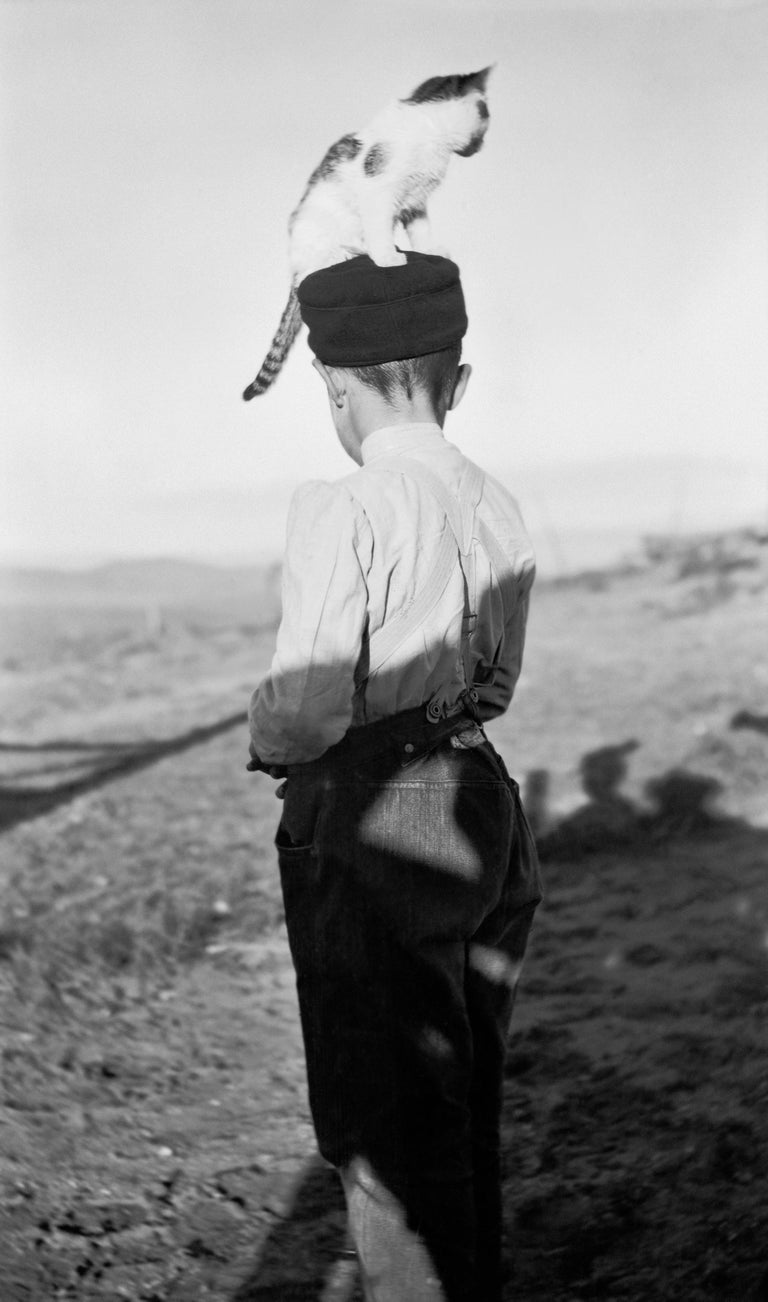 Lora Webb Nichols Black and White Photograph - Bert Oldham Jr., 1911