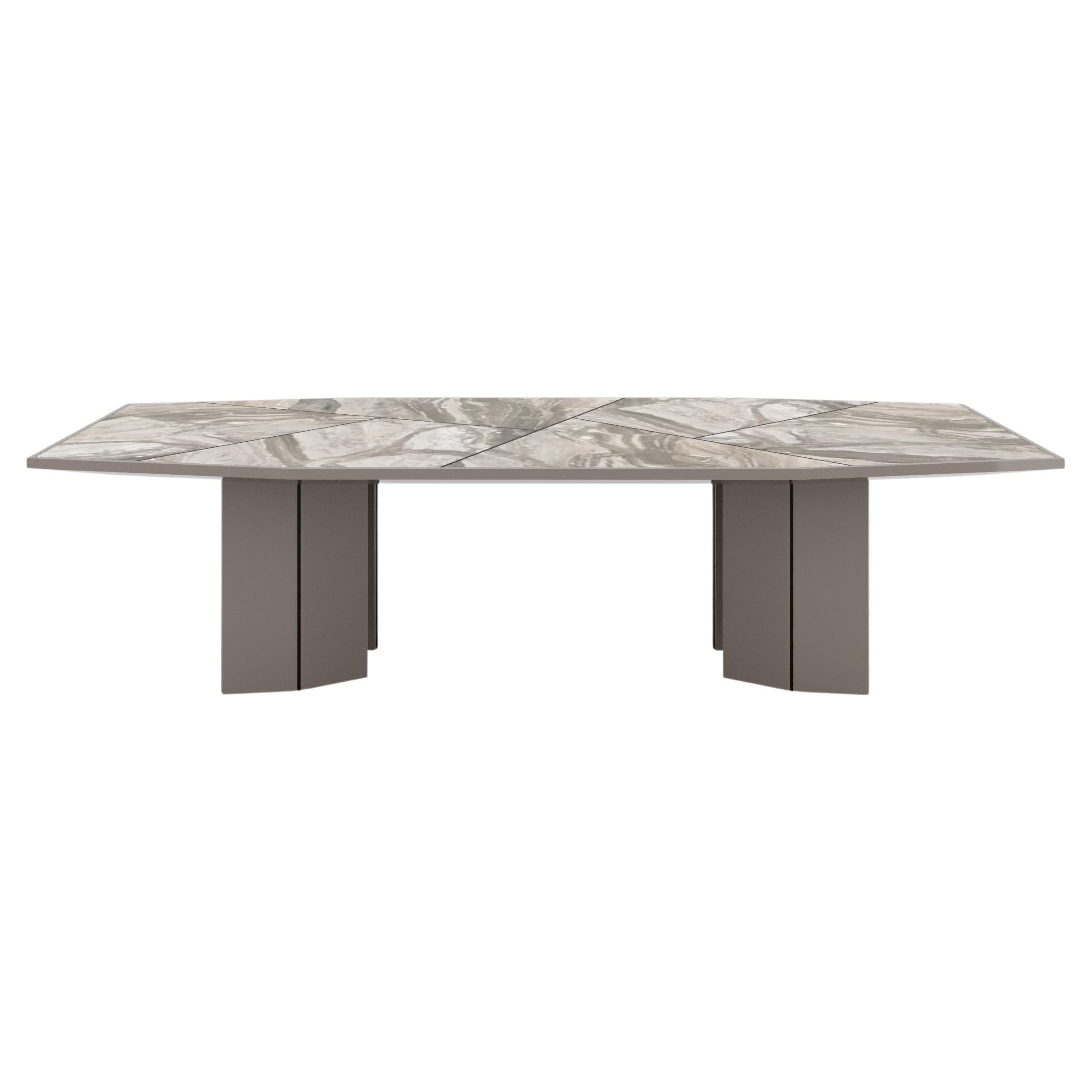 LORCA Table with Ceramic Top For Sale