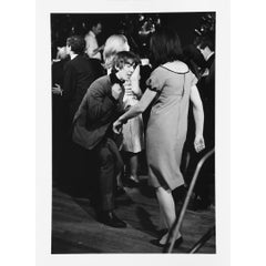 Vintage The Beatles, George Harrison and Claire Chivers dancing in the Garrison Room