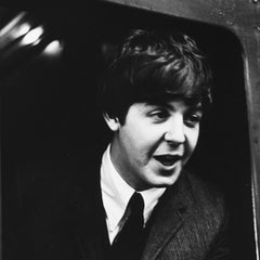 The Beatles, Paul McCartney on a train at Marylebone Station
