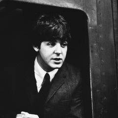 The Beatles, Paul McCartney on a train at Marylebone Station
