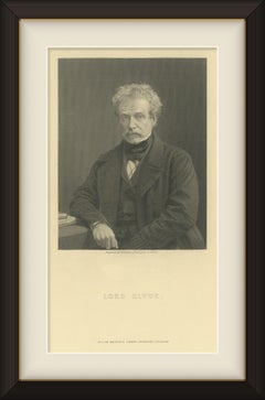 Lord Clyde, Hero of the Indian Mutiny, Antique Engraved Portrait