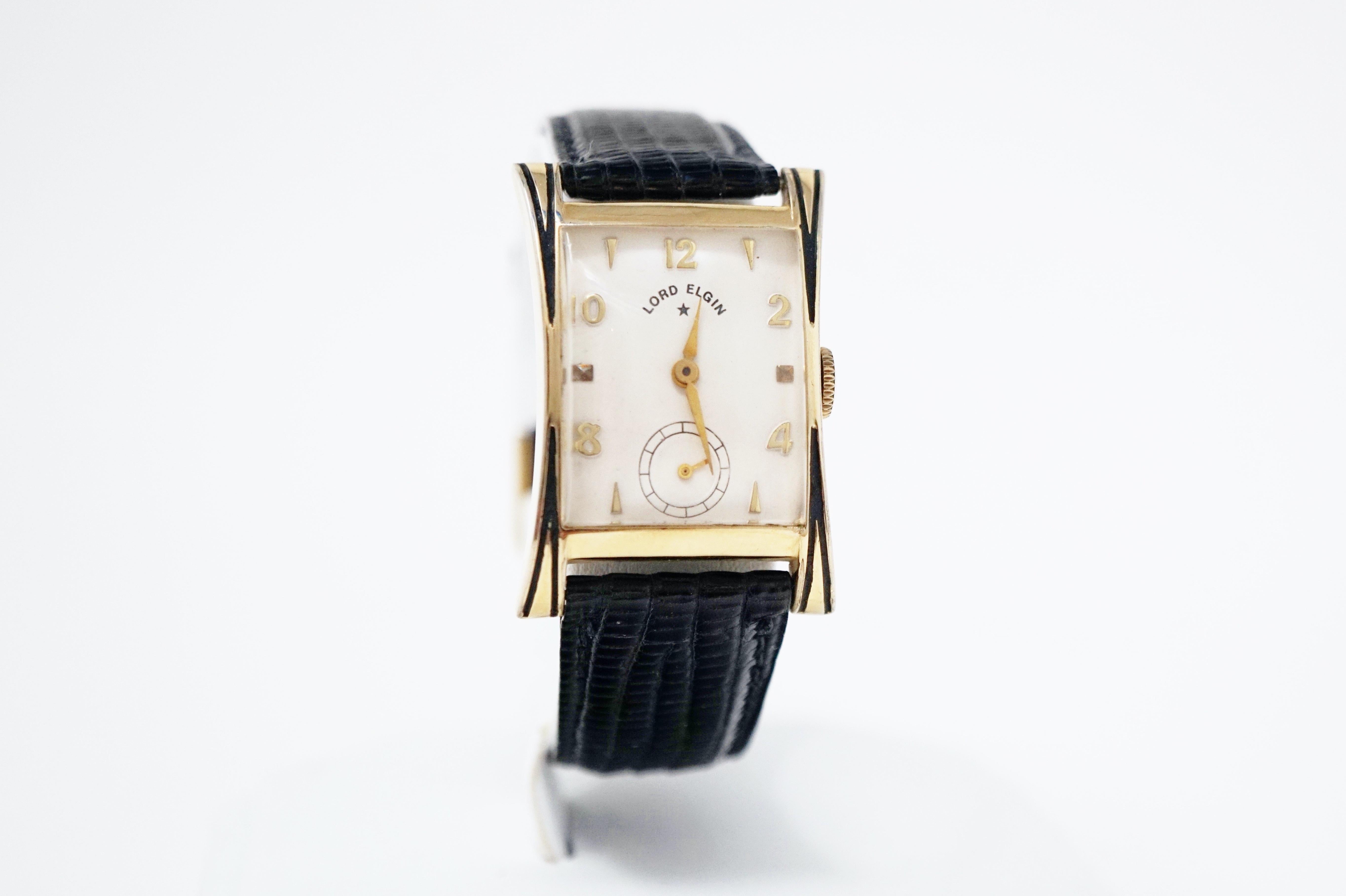 lord elgin watch 14k gold filled