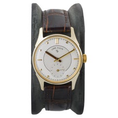 Lord Elgin 14Kt Massivgold Art Deco Uhr circa 1950's Vault Find