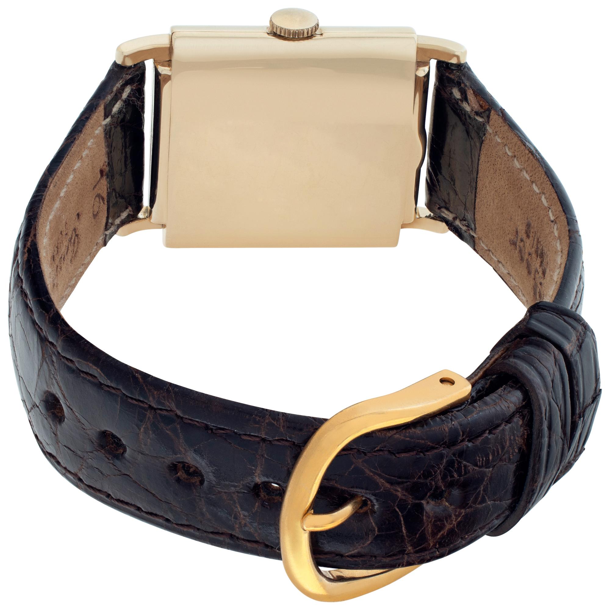 Lord Elgin Classic 14k Yellow Gold Manual Wristwatch at 1stDibs elgin