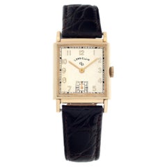 Lord Elgin Classic 14k Yellow Gold Manual Wristwatch