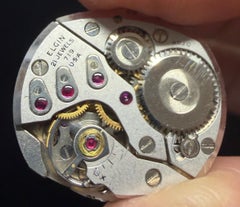 Lord Elgin "Jump Hour" (Digital Mechanical) 1950s Lord Elgin 14K Gold Filled