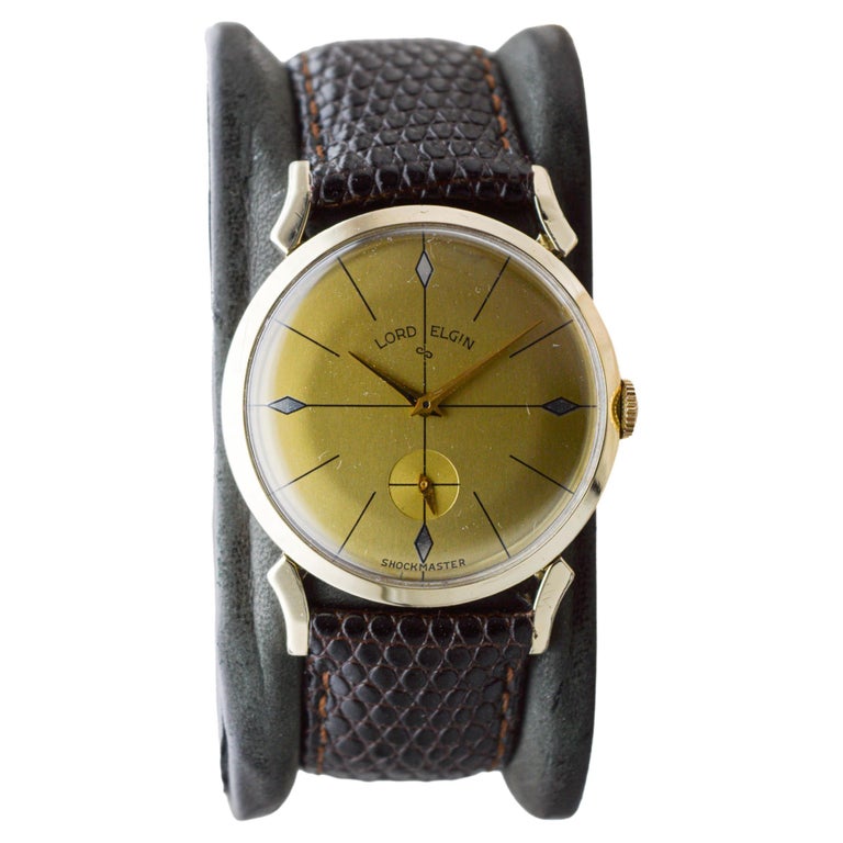 Lady Elgin Shockmaster Vintage 14K gold filled wrist watch il_1080xN.3901118756_2t9d.jpg main image 3