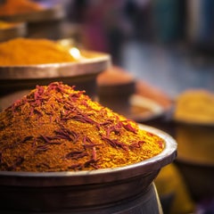 Ahmedabad 151209-101 (Inde, pointe, marché de rue, chaud, safran, 30 % off)