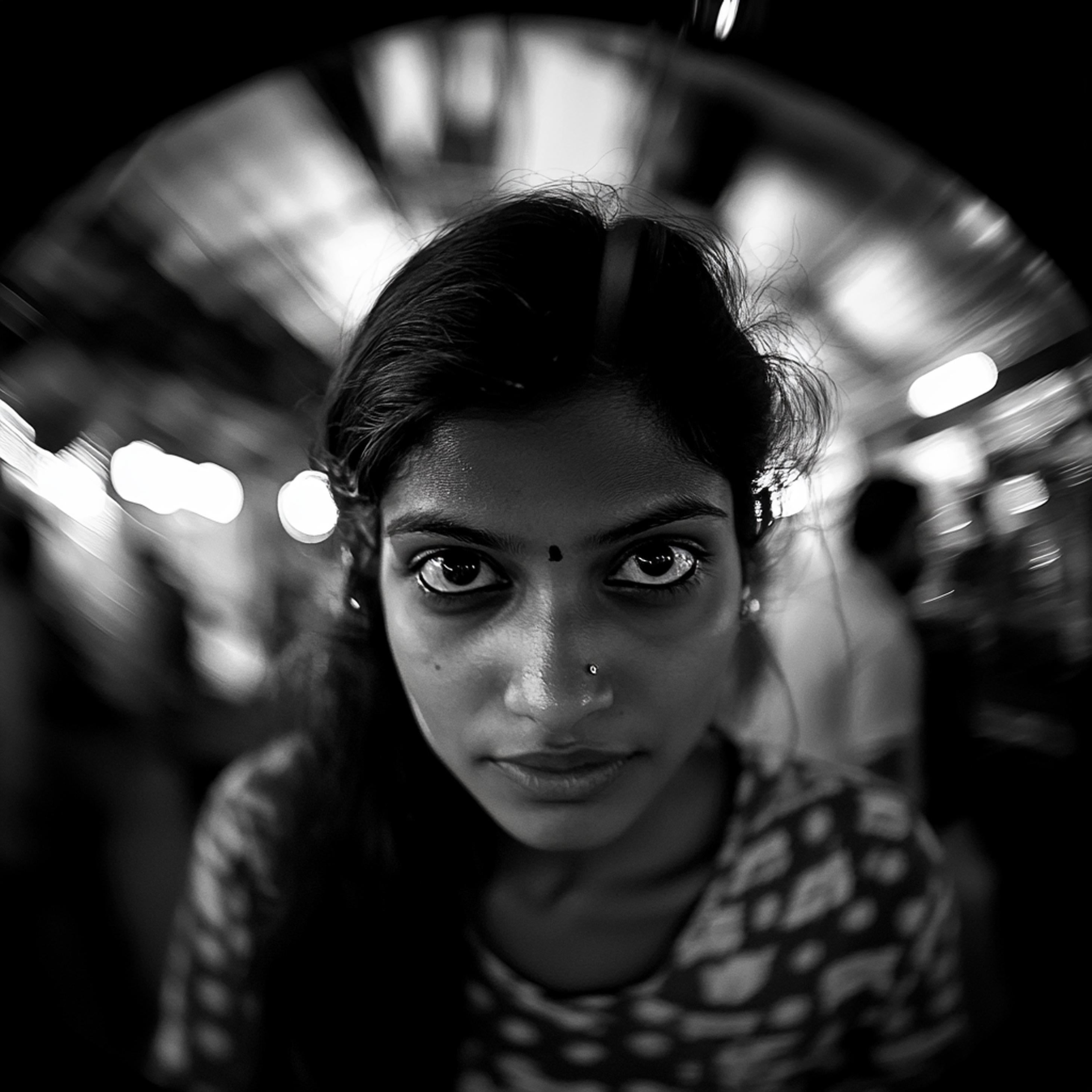 Ahmedabad Portraits - FRAMED SET OF 6 (India, B&W, Street Photos, 30% OFF) - Contemporary Photograph by Lord Fauntleroy
