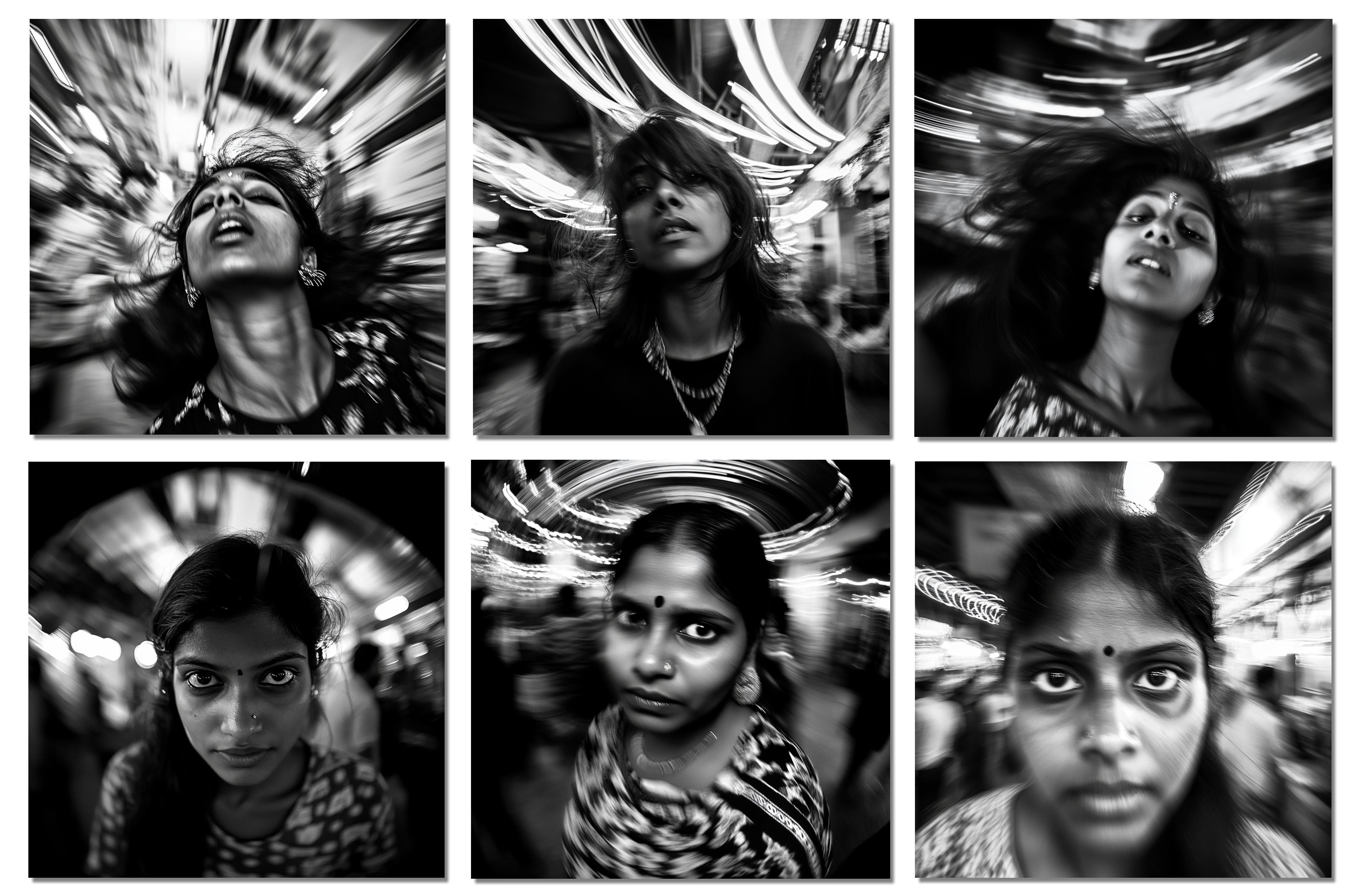 Lord Fauntleroy Black and White Photograph - Ahmedabad Portraits - FRAMED SET OF 6 (India, B&W, Street Photos, 30% OFF)