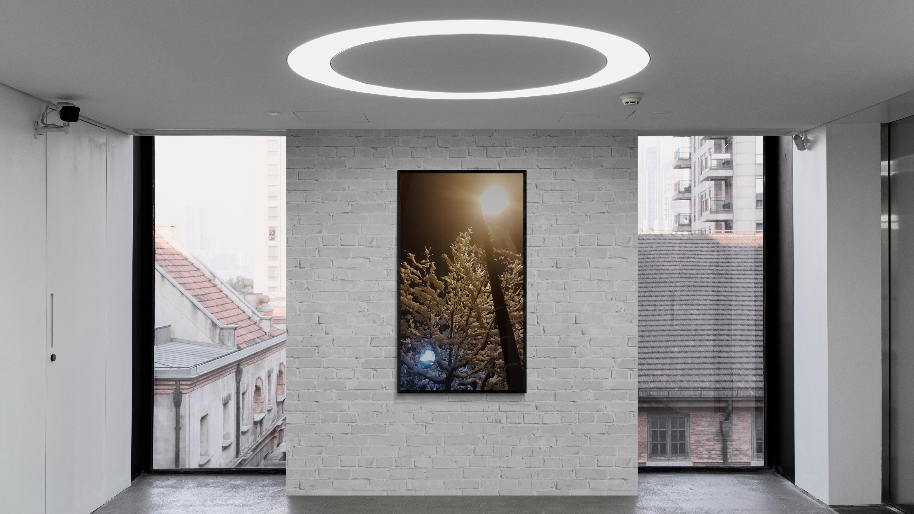 Cool vs. Blanc chaud (photographie, photographie de rue, neige, 40 % hors) - Contemporain Photograph par Lord Fauntleroy