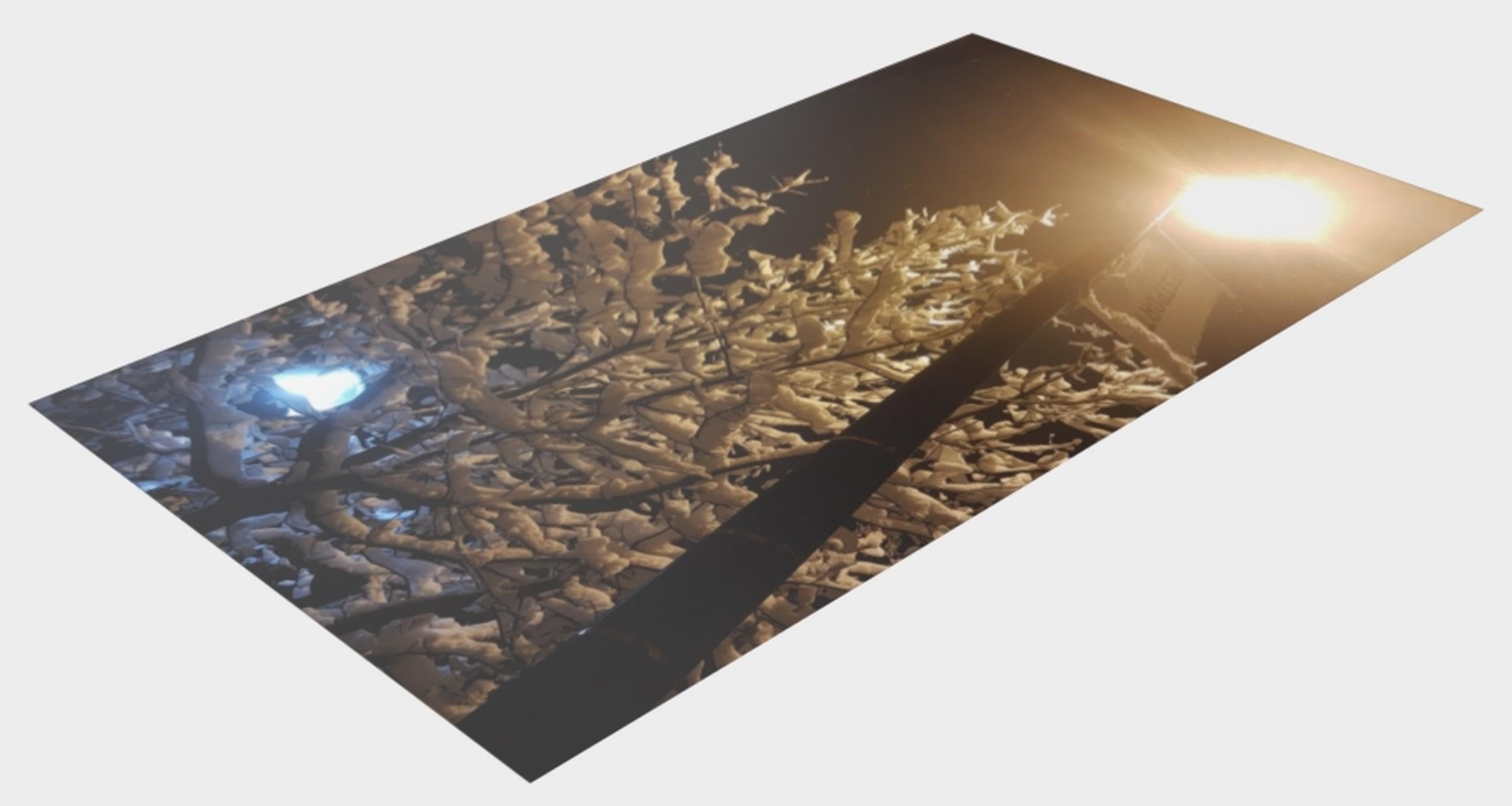 Cool vs. Blanc chaud (photographie, photographie de rue, neige, 40 % hors) en vente 1