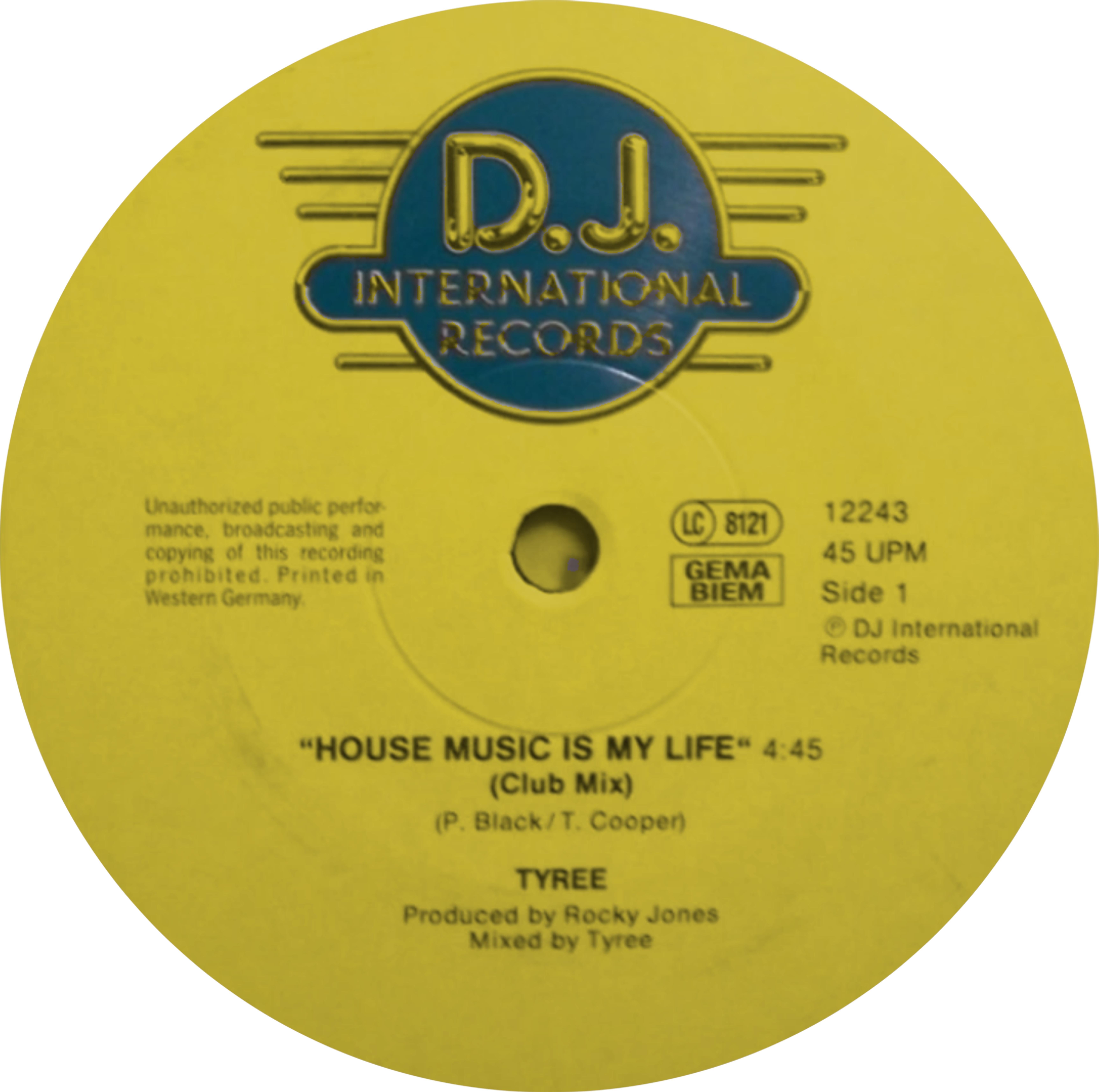 House Labels in Gelb IV (Chicago, Classic, O.G., Dance, Club, Iconic, 30% OFF)
