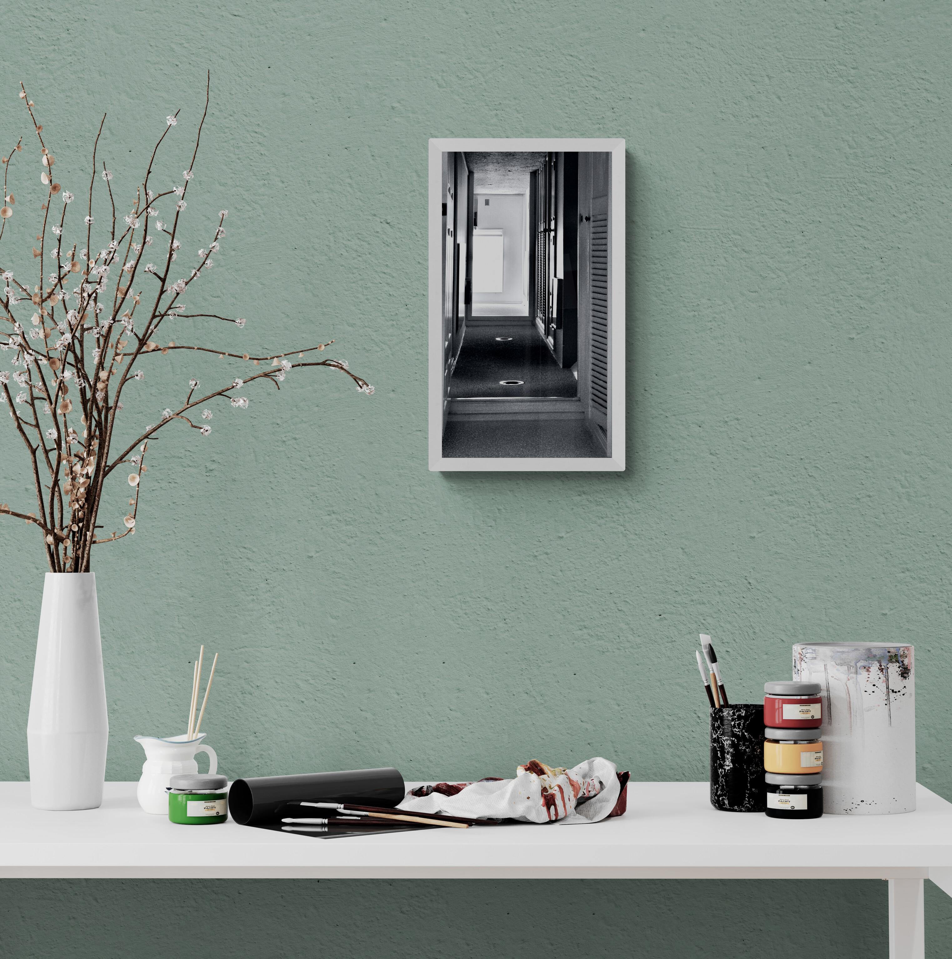 Interior Still 22-528 (Black & White, Straight Lines, 40% OFF LIST PRICE) - Photograph by Lord Fauntleroy