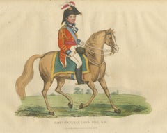 Lord Hill, lieutenant-général, à cheval sur un alezan clair, 1815
