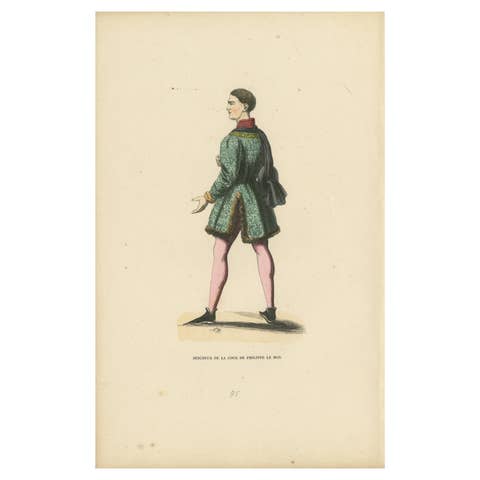 Lord of the Court of Philip the Good, Engraved and Published in 1847