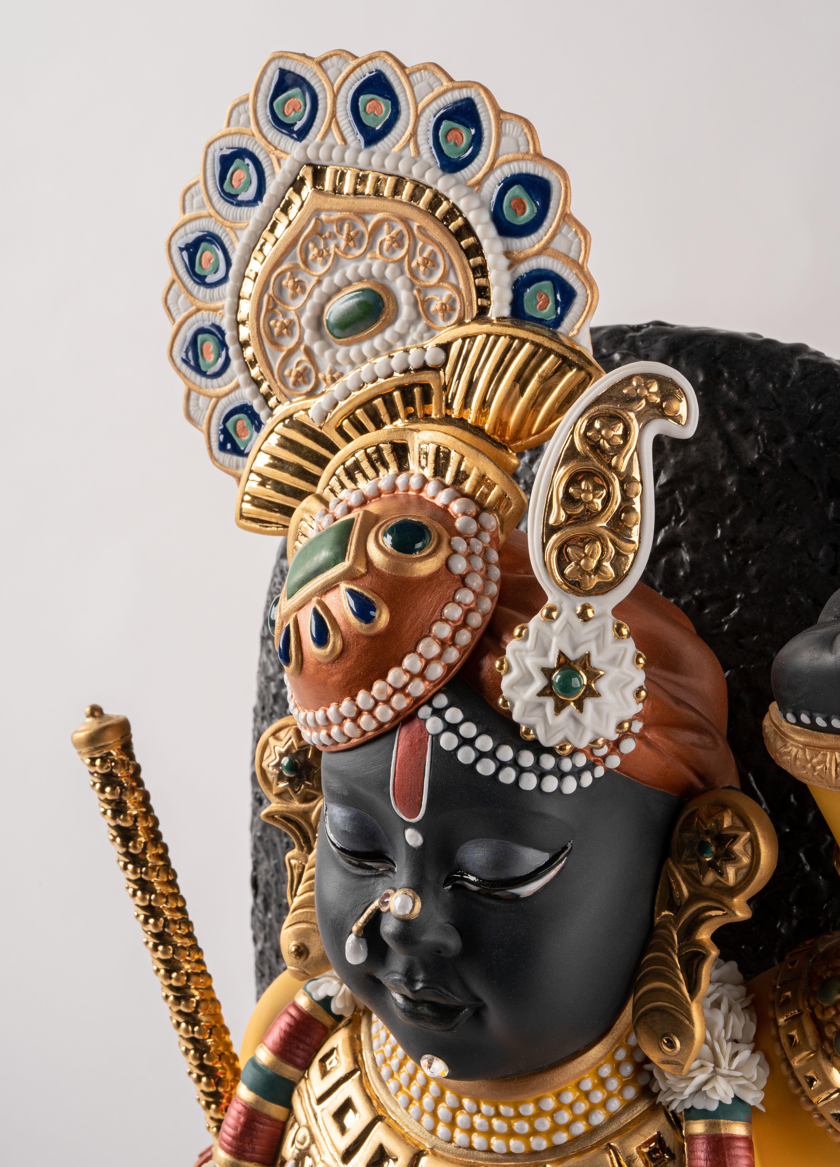 Hand-Crafted Lord Shrinathji, Limited Edition For Sale