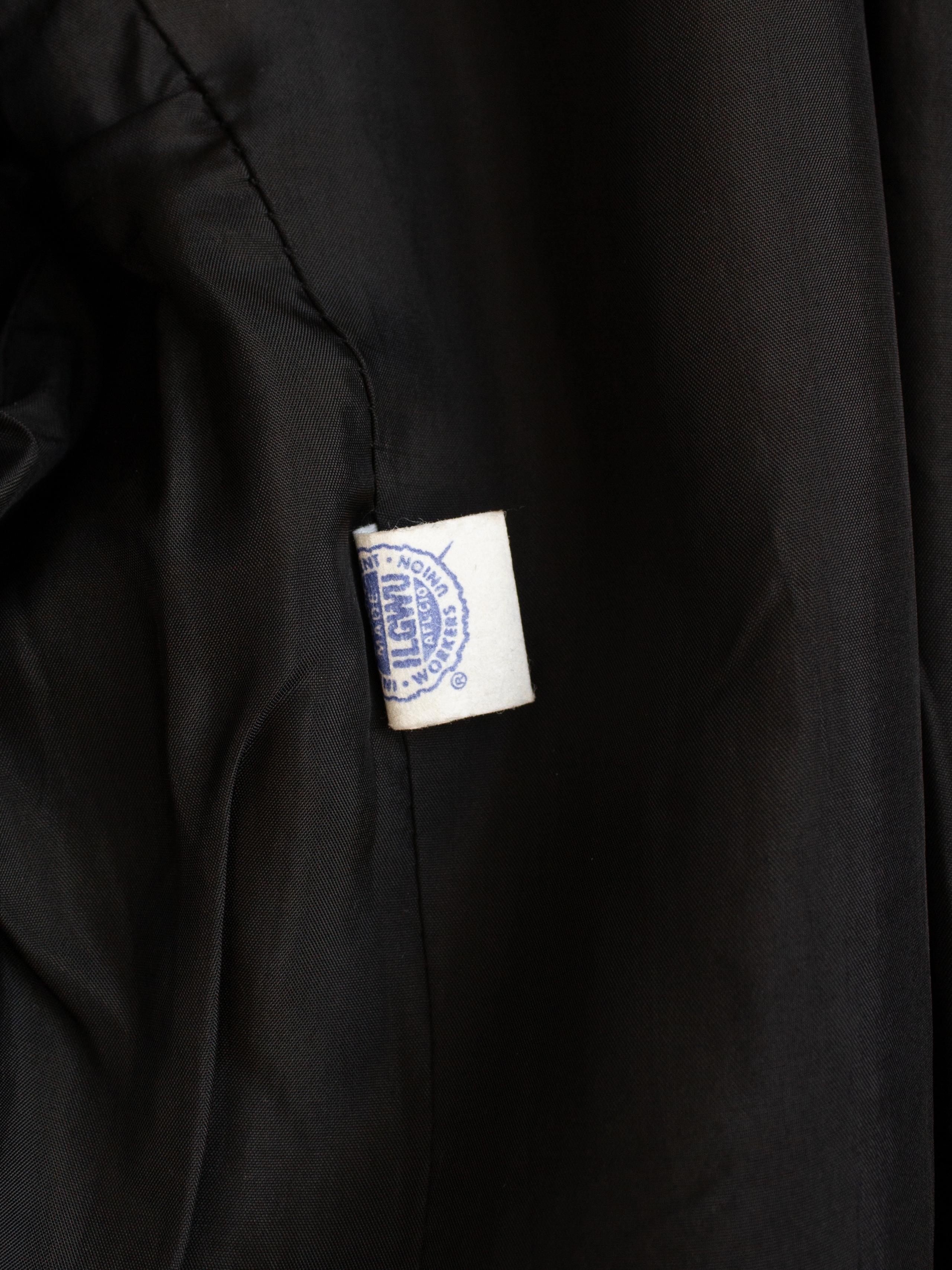 Veste Jackie à franges noire et dorée Lord & Taylor Parisiennes des années 1970 en vente 9