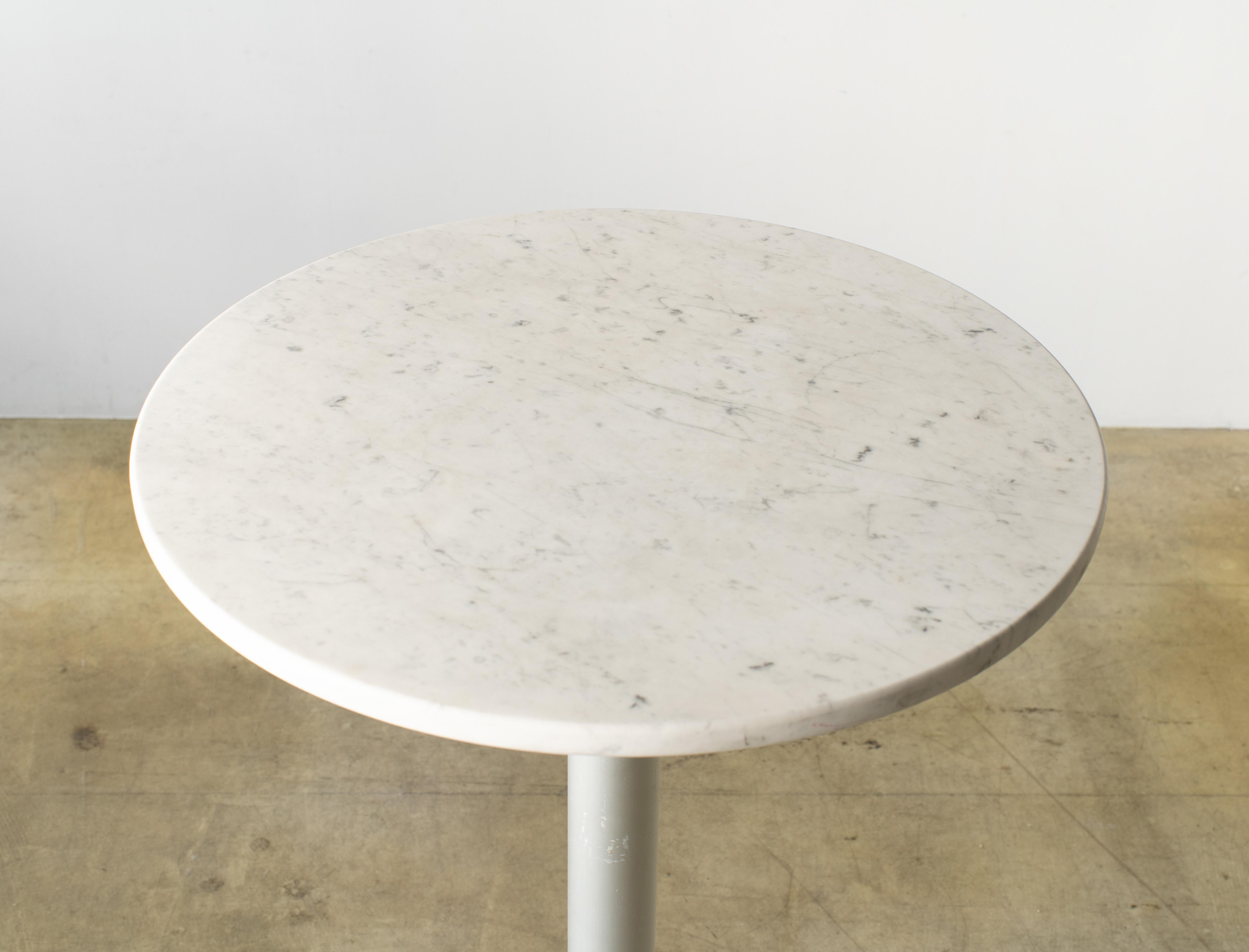 Post-Modern Lord Yi Marble Side Table Philippe Starck Chair Postmodern Minimal in Stock For Sale