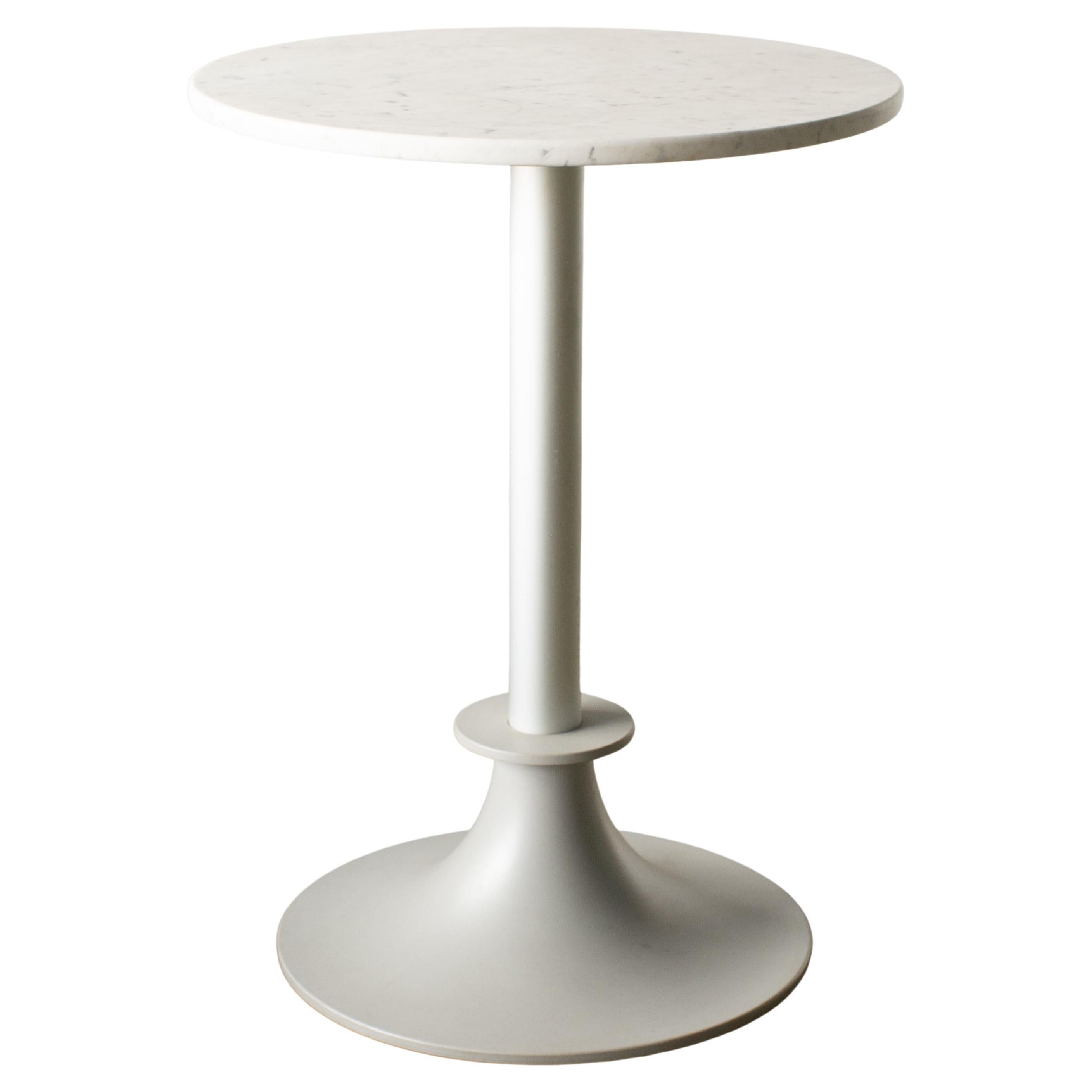 Lord Yi Marble Side Table Philippe Starck Chair Postmodern Minimal in Stock For Sale