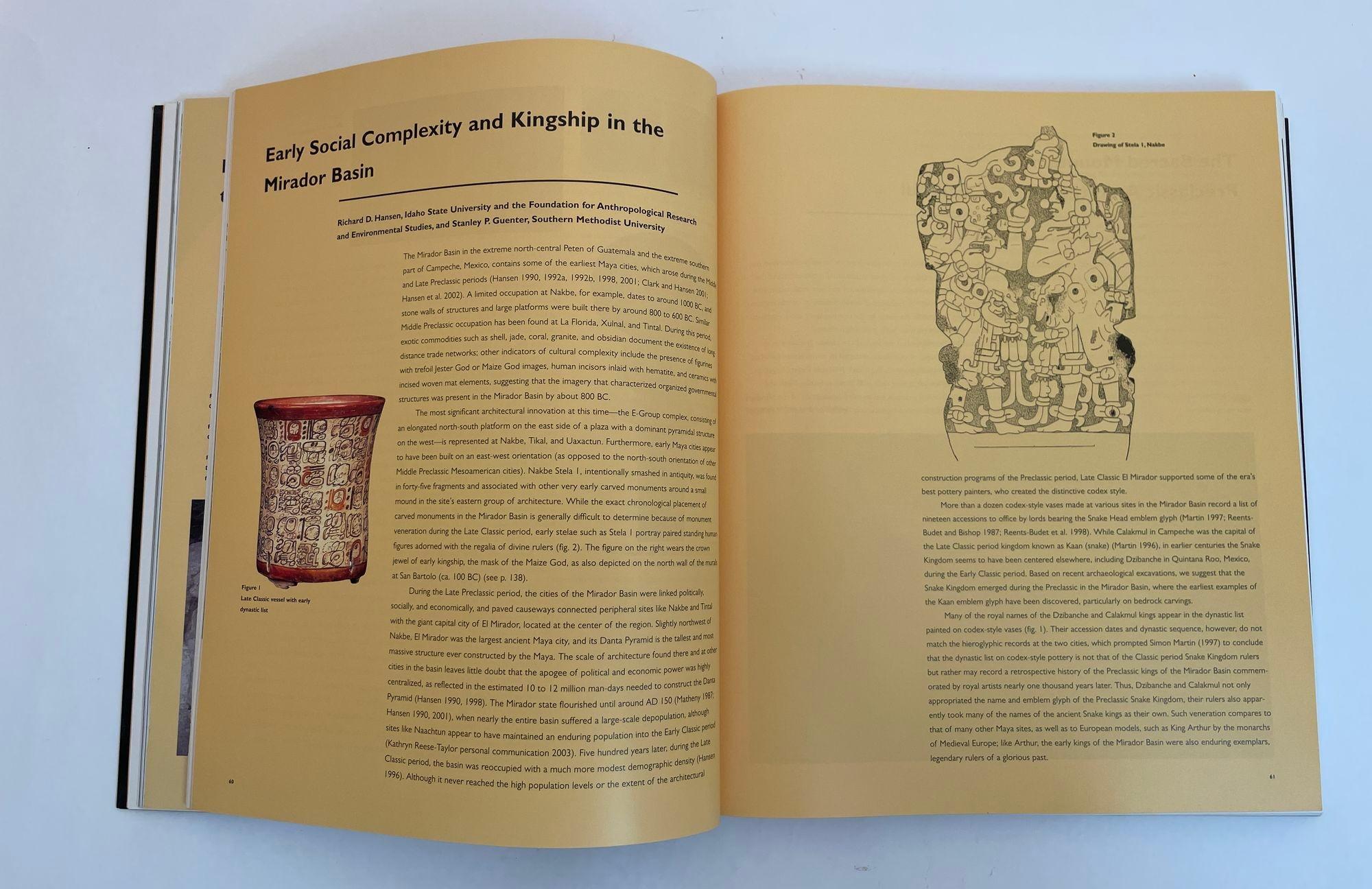 Papier Lords of Creation The Origins of Sacred Maya Kingship Livre de Dorie Reents-Budet en vente