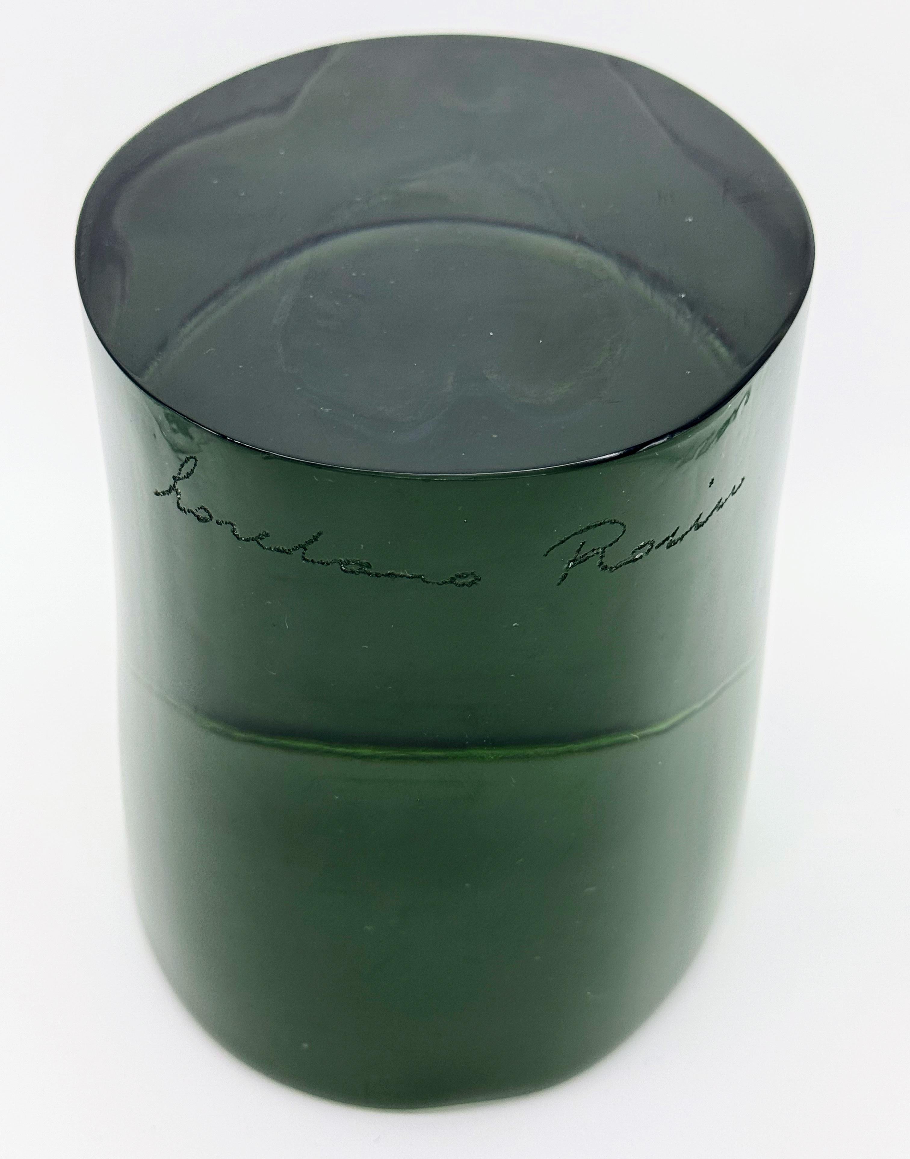 Loredano Rosin Acidato Alessandrite Glass Of A Female Figure, 1960s For Sale 3