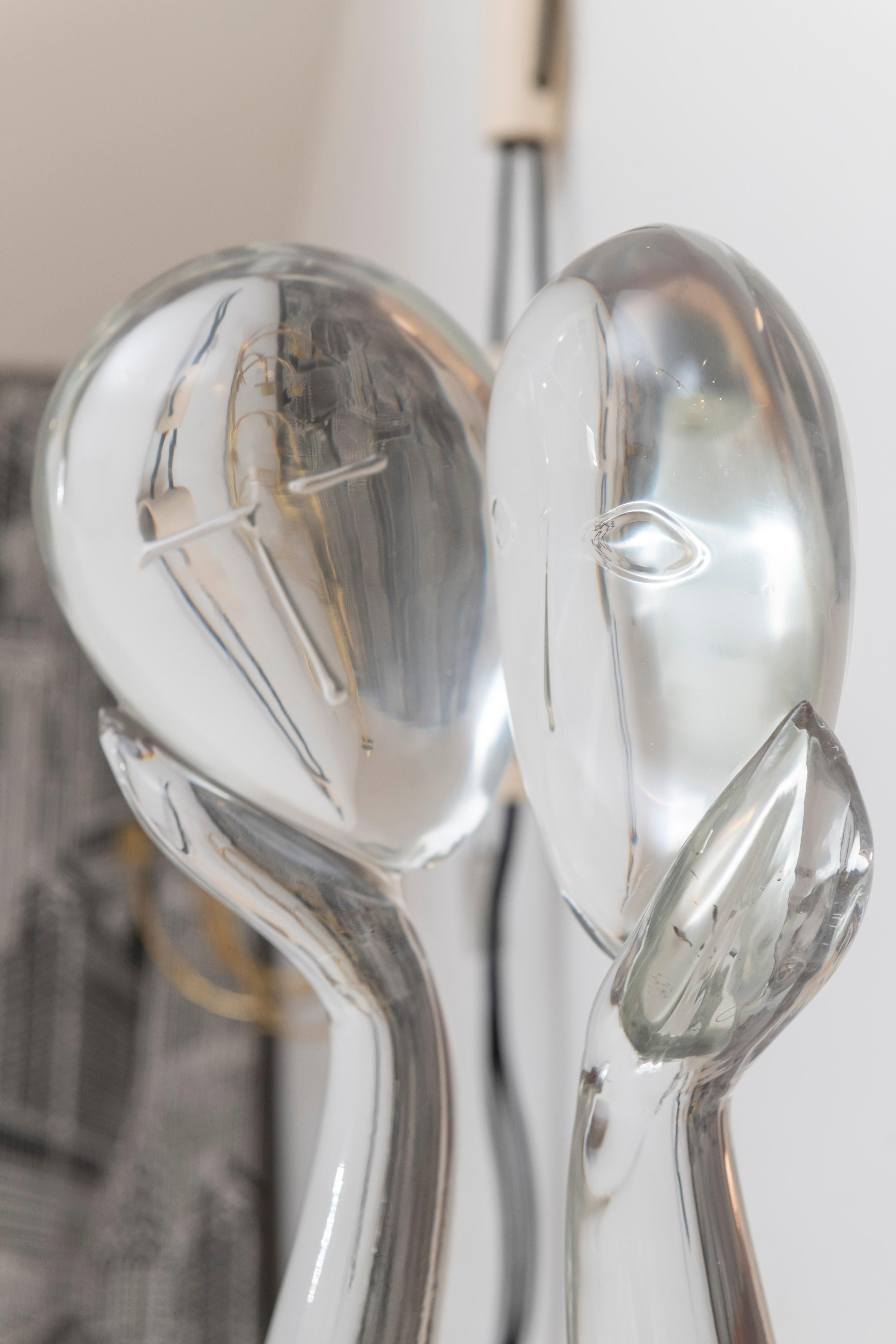 Sculpture en verre « Two Faces » de Loredano Rosin Excellent état - En vente à San Francisco, CA