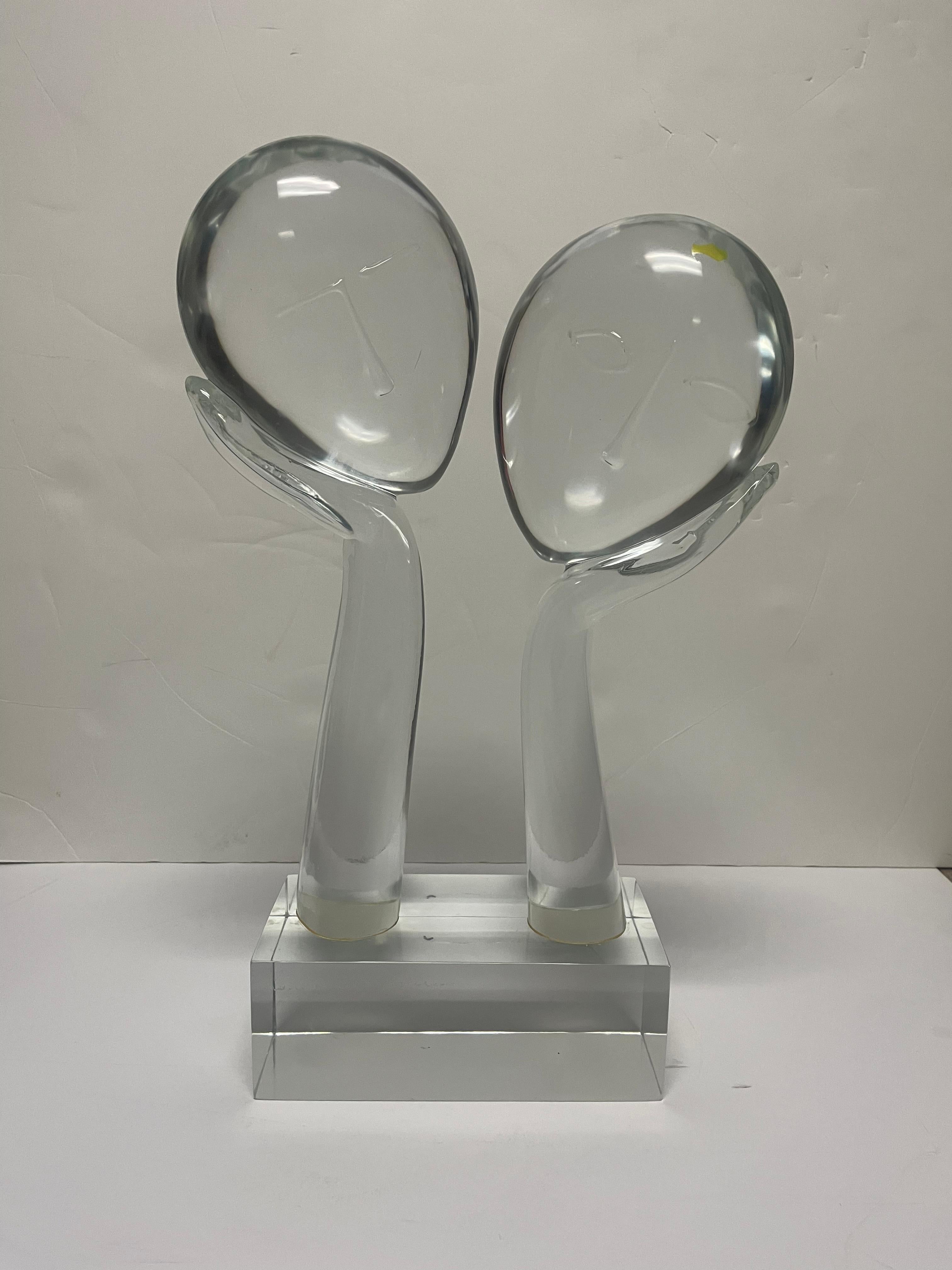 Sculpture en verre en vente 9