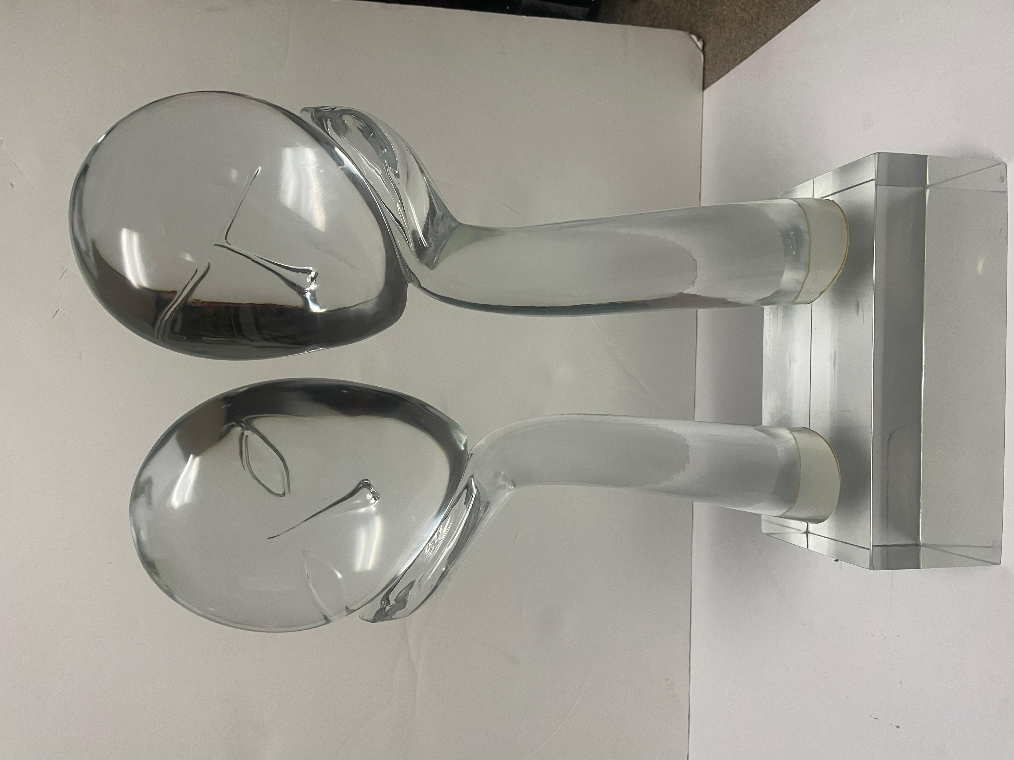 Sculpture en verre en vente 6