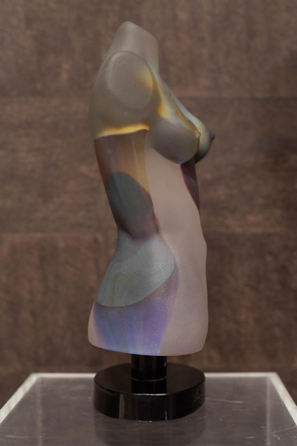 Mid-Century Modern Loredano Rosin Signed Last 20th Century Glass Murano Aphrodite Sculpture, 1989
