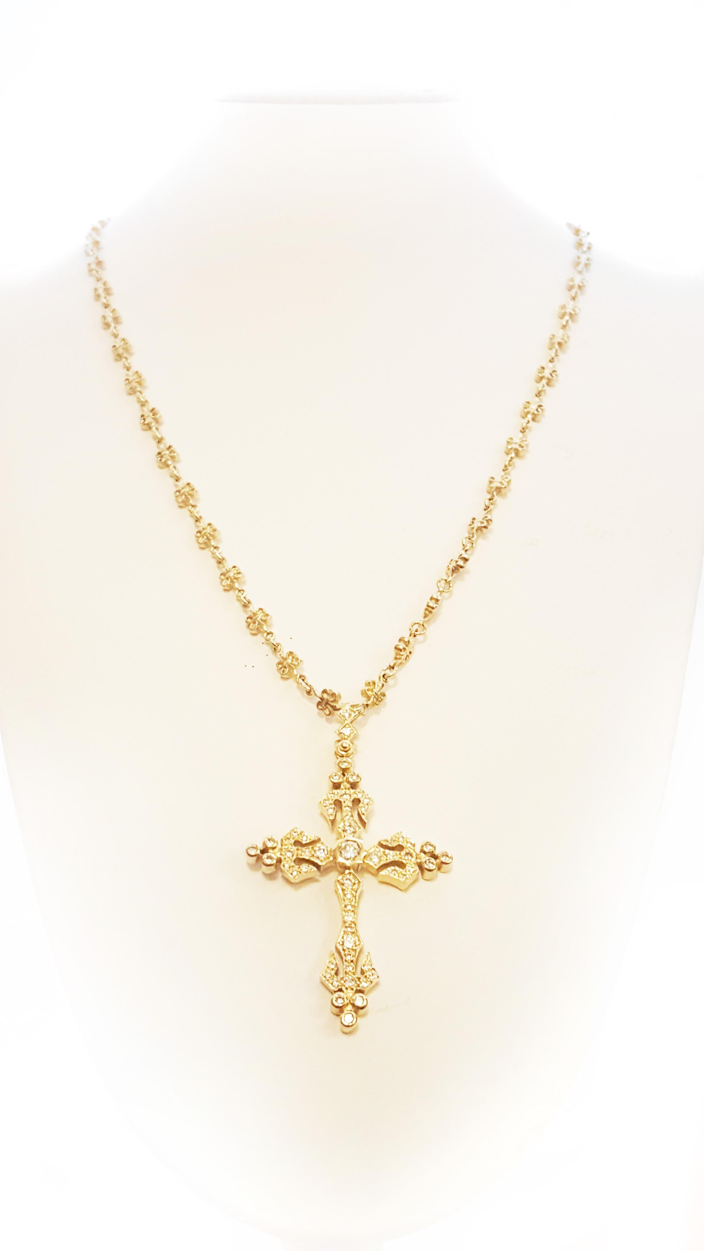 ornate cross necklace