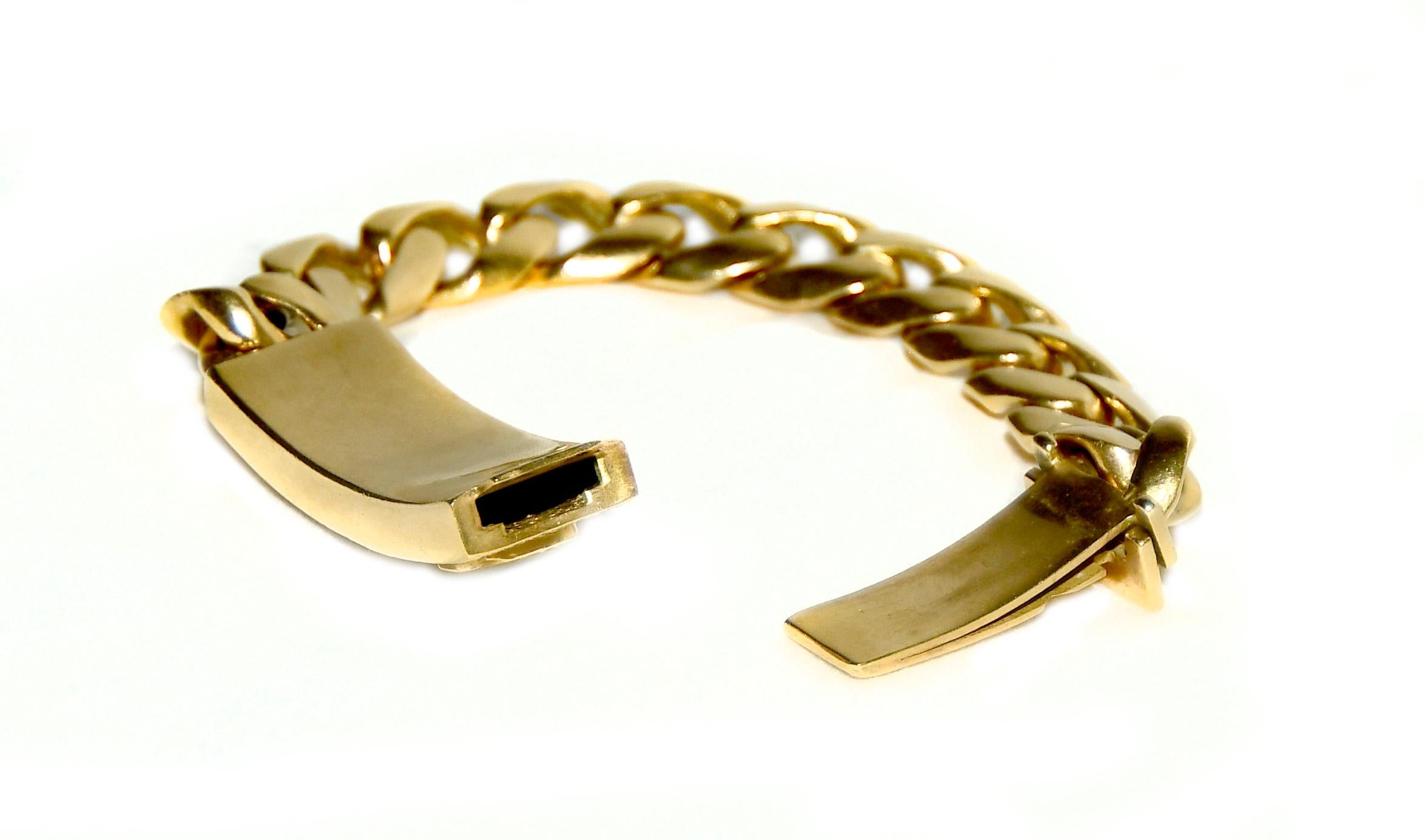 Loree Rodkin Rare 18 Karat Diamond Pave Three Hearts Bar Bracelet 1