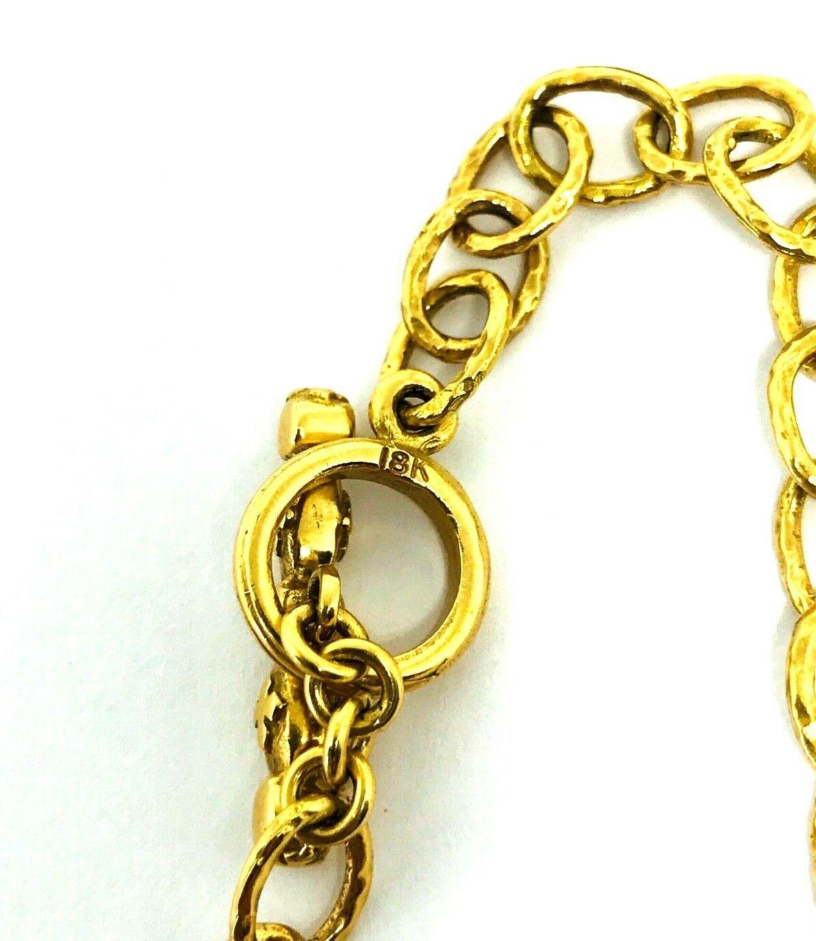 Women's or Men's Loree Rodkin Yellow Gold Diamond Chain Lariat Y-Necklace