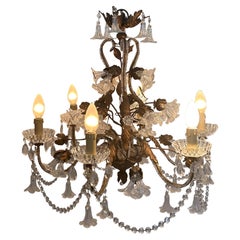 Lorelie's Dream, Sparkling and Romantic Murano Chandelier, 1950's