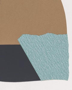 Dissonance 4 (Grand Canyon) : mixed media collage on paper