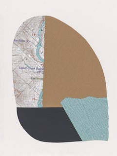Dissonance 4 (Grand Canyon) : mixed media collage on paper