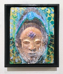 Ajna by Loren Abbate, third eye chakra, yoga, iridescent, metallic