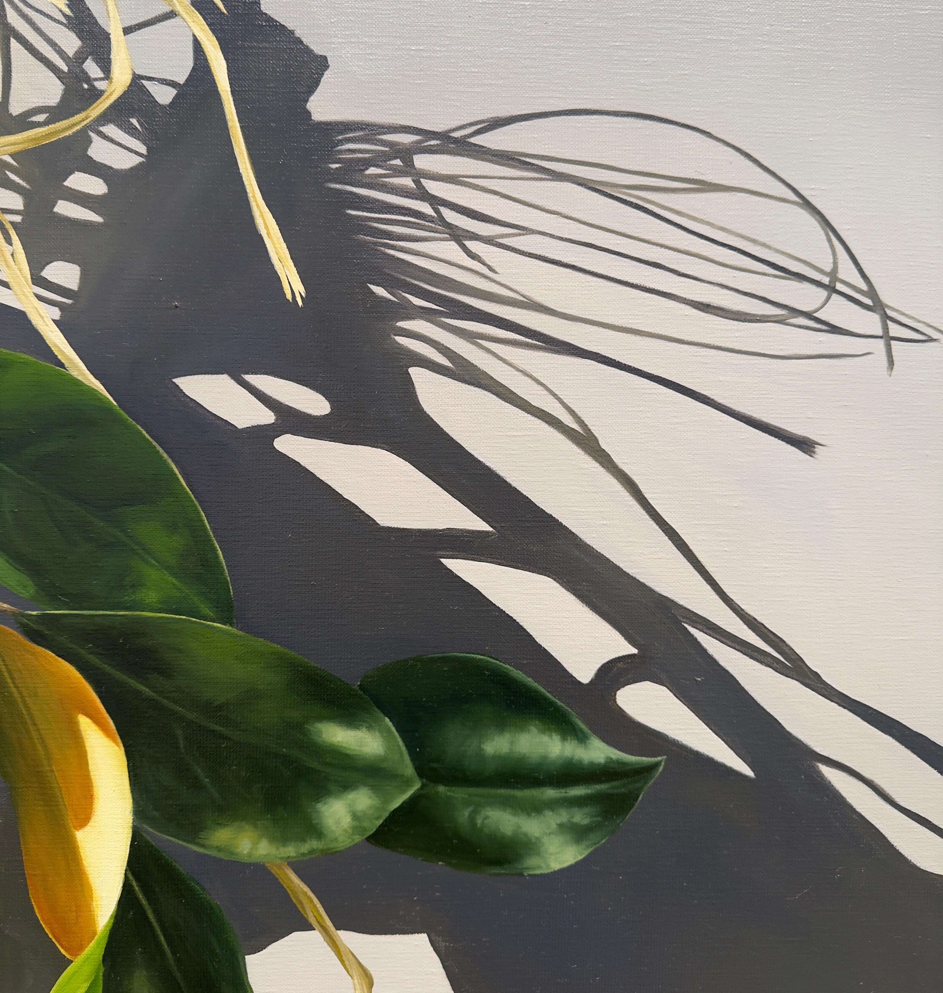 HANGING MAGNOLIA - Realism / Plant / Still Life For Sale 1