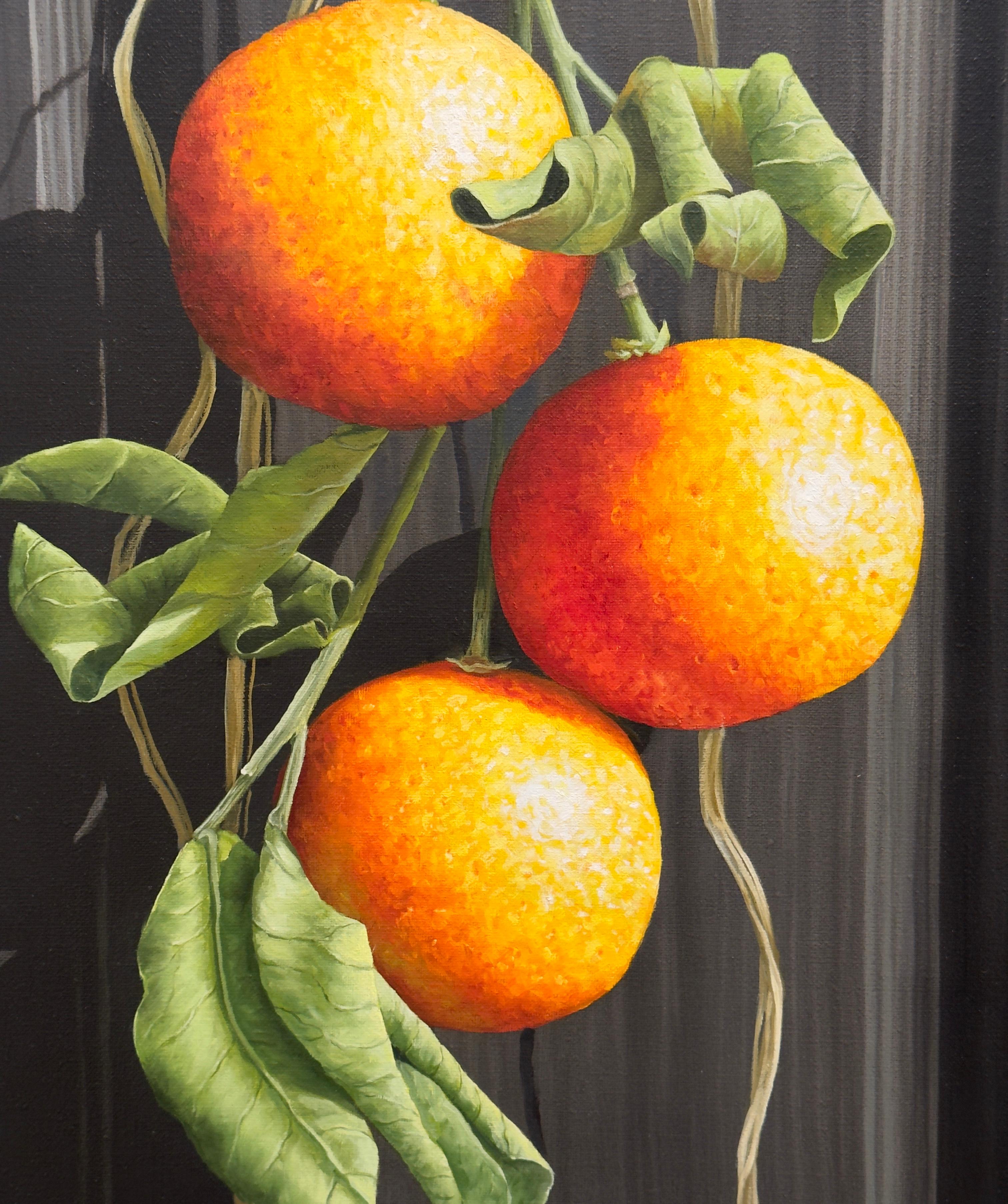 TANGERINES - Contemporary Realism / Still Life For Sale 1