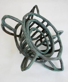 Loren Eiferman, Satellite, 2010, 125 pezzi di legno, rame, patina