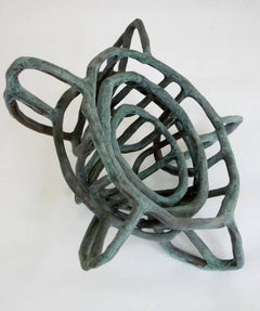 Loren Eiferman, Satellite, 2010, 125 pieces of wood, copper, patina