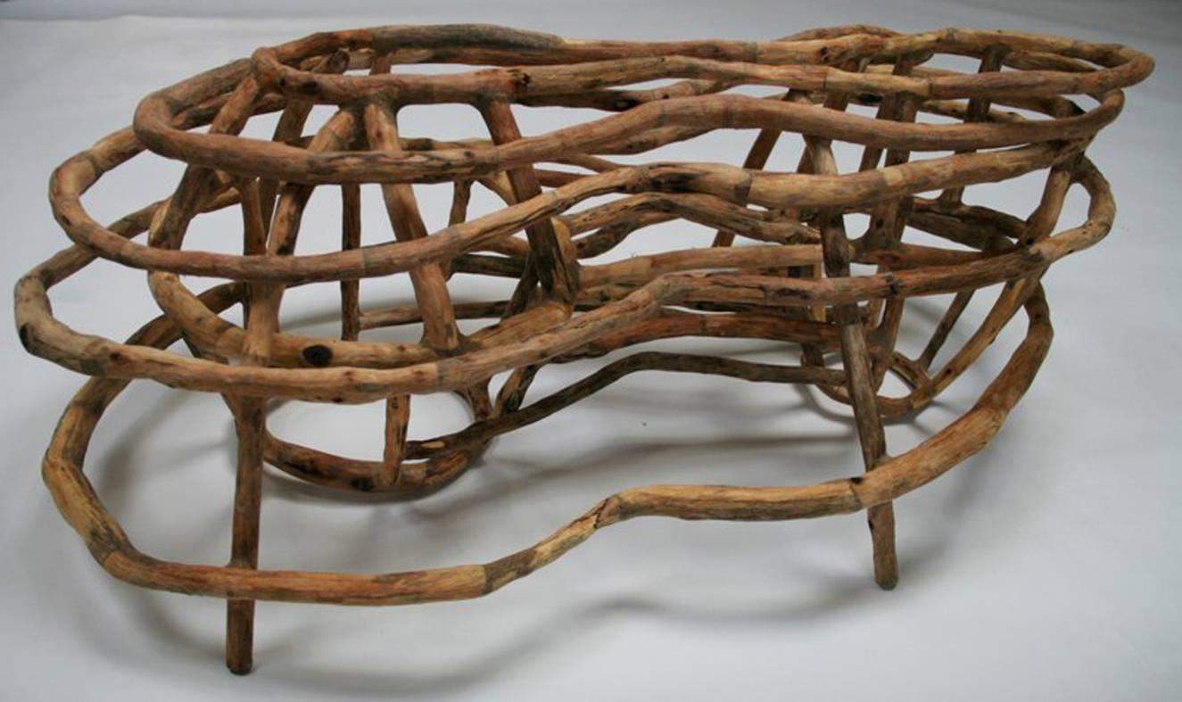 Loren Eiferman, Winter Solstice, 2012, 165 Pieces of Wood, Putty, Wood Sculpture