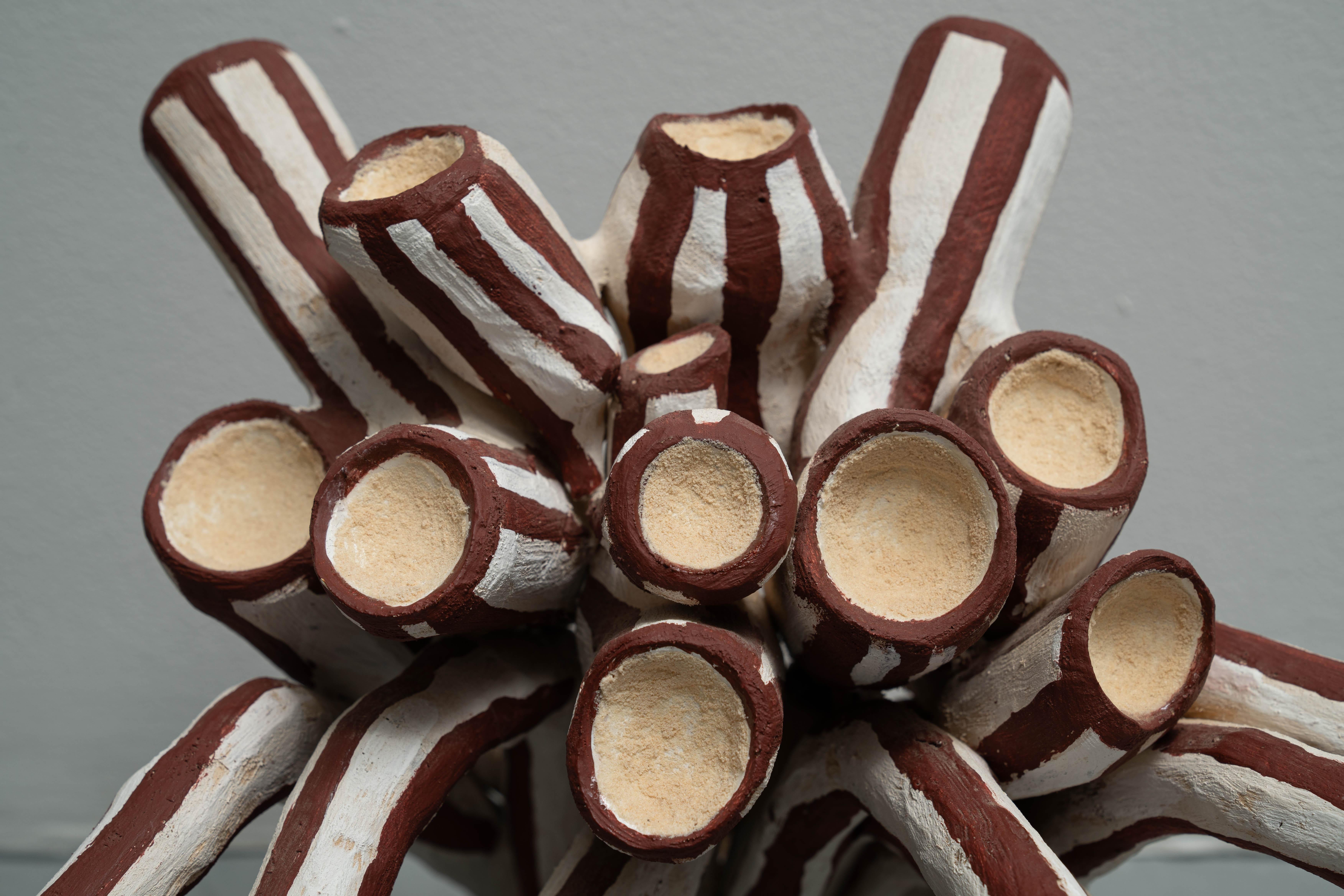 Wood Sculpture: '11v' For Sale 3