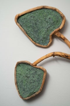Scultura da parete in Wood di grandi dimensioni: "47v