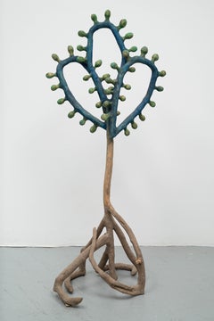 Grande scultura in legno indipendente: "50r"