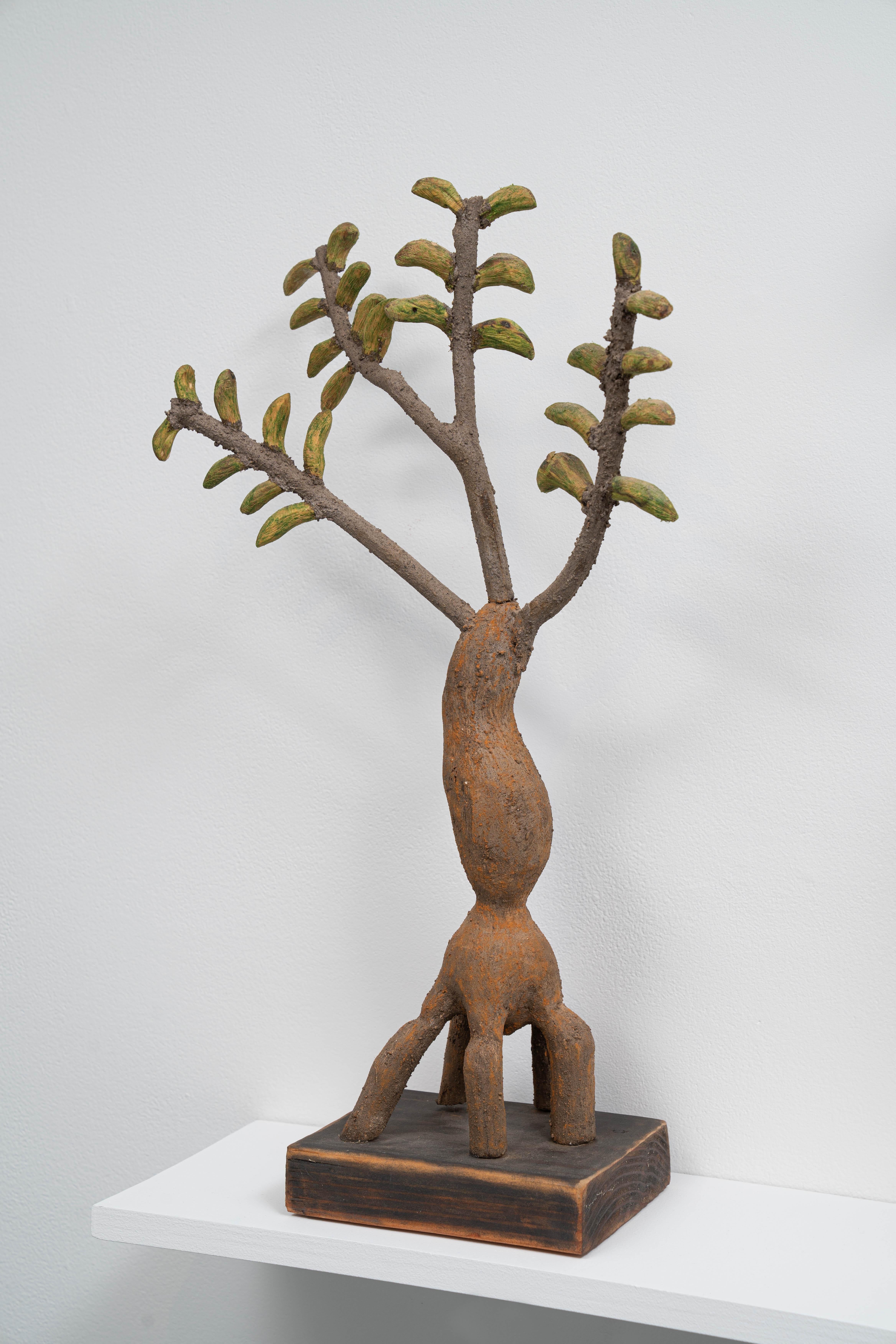 Skulptur eines Baumes: '5r' – Sculpture von Loren Eiferman